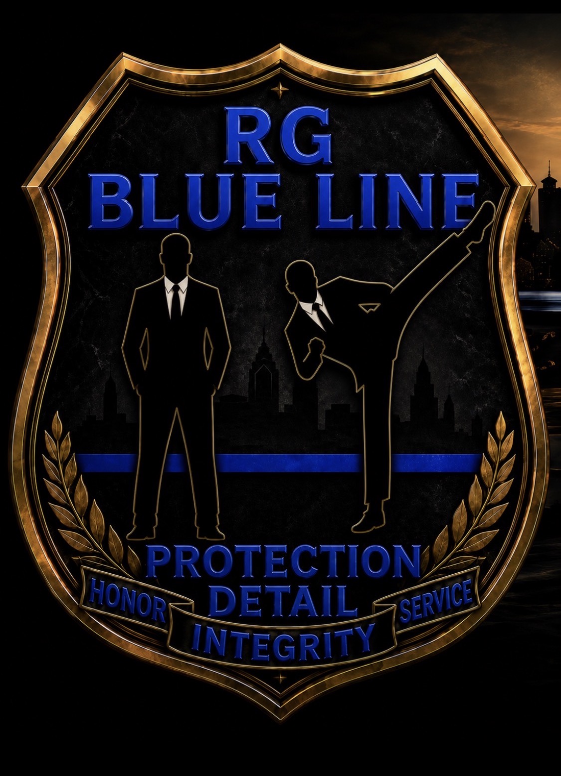 RG Blue Line Protection Detail badge